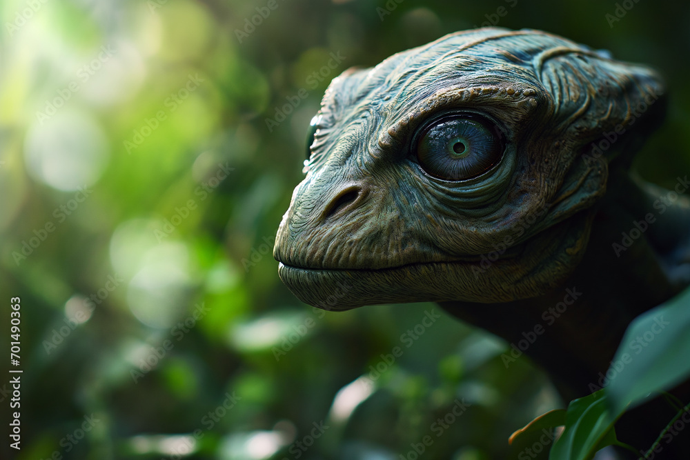 Reptilian Humanoid Creature, Character Concept, Creature in the Forrest