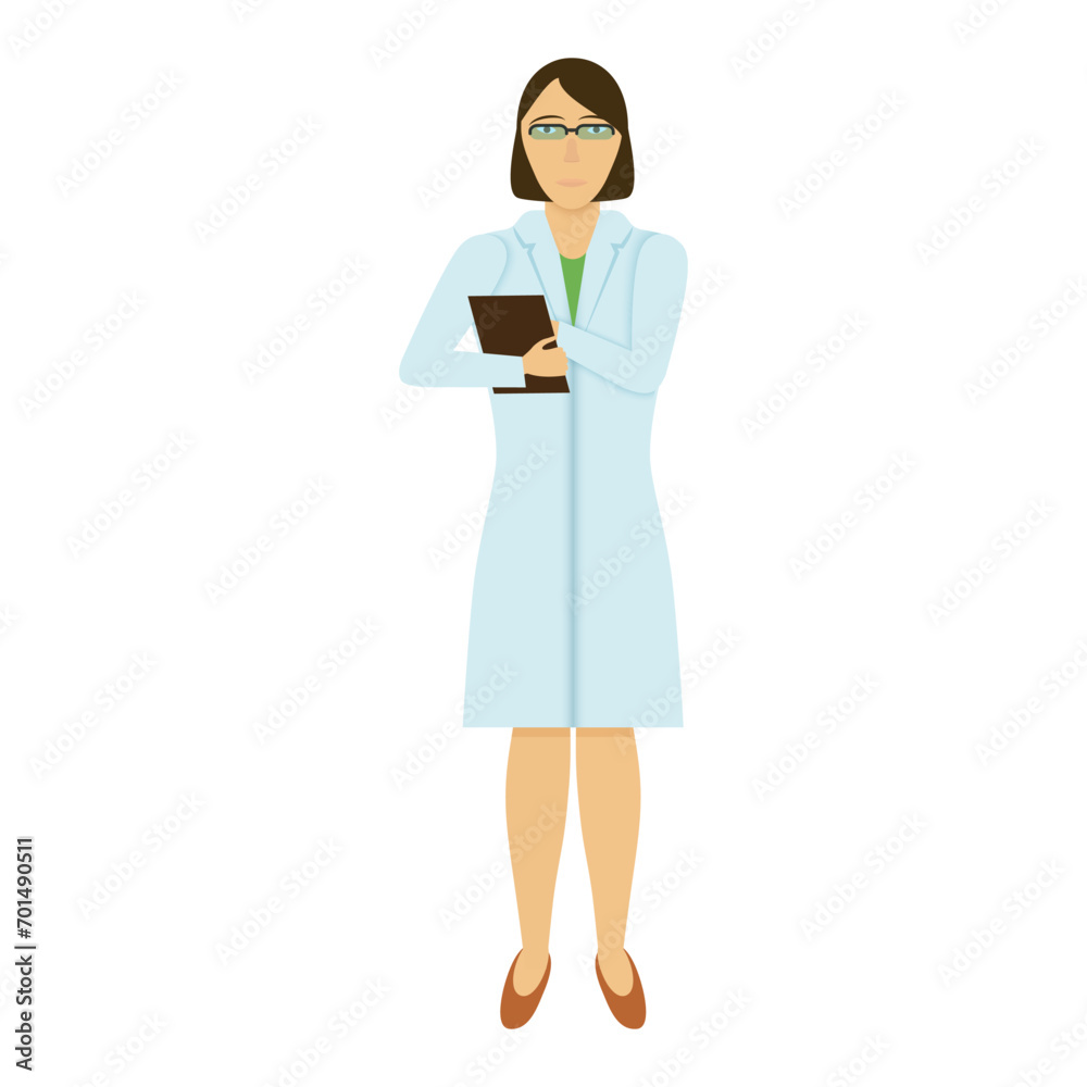 Set of Characters Carrying Out Scientific Researches. Vector Illustration.. Item 6 Set of Characters Carrying Out Scientific Researches. Vector Illustration.. Item 6