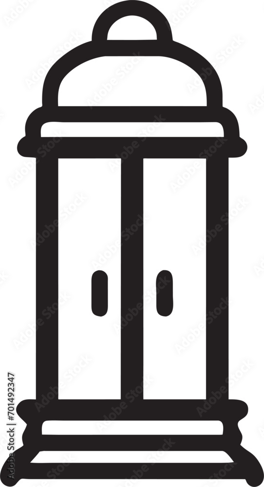 lantern, pictogram