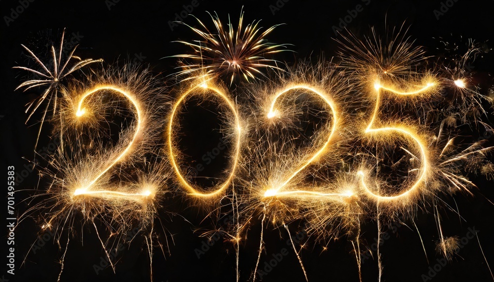 2025 written among the fireworks for the new year 2025 written among the fireworks for the new year