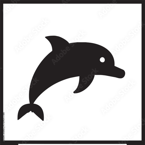 dolphin, pictogram