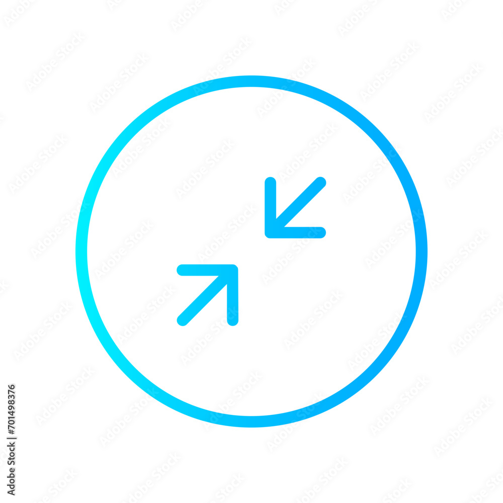 blue white gradient icon - Button directions shrink blue white gradient icon - Button directions shrink