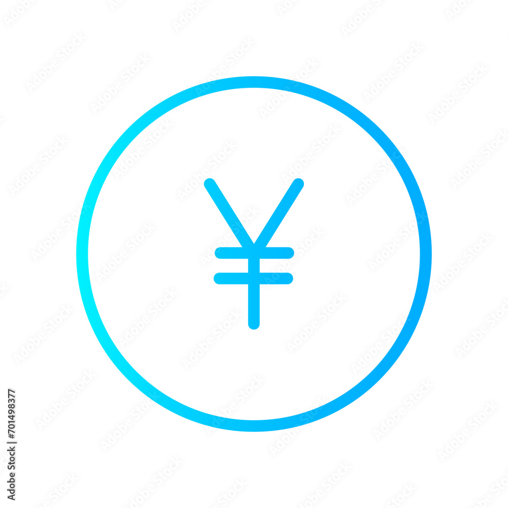 blue white gradient icon - Money Japan blue white gradient icon - Money Japan