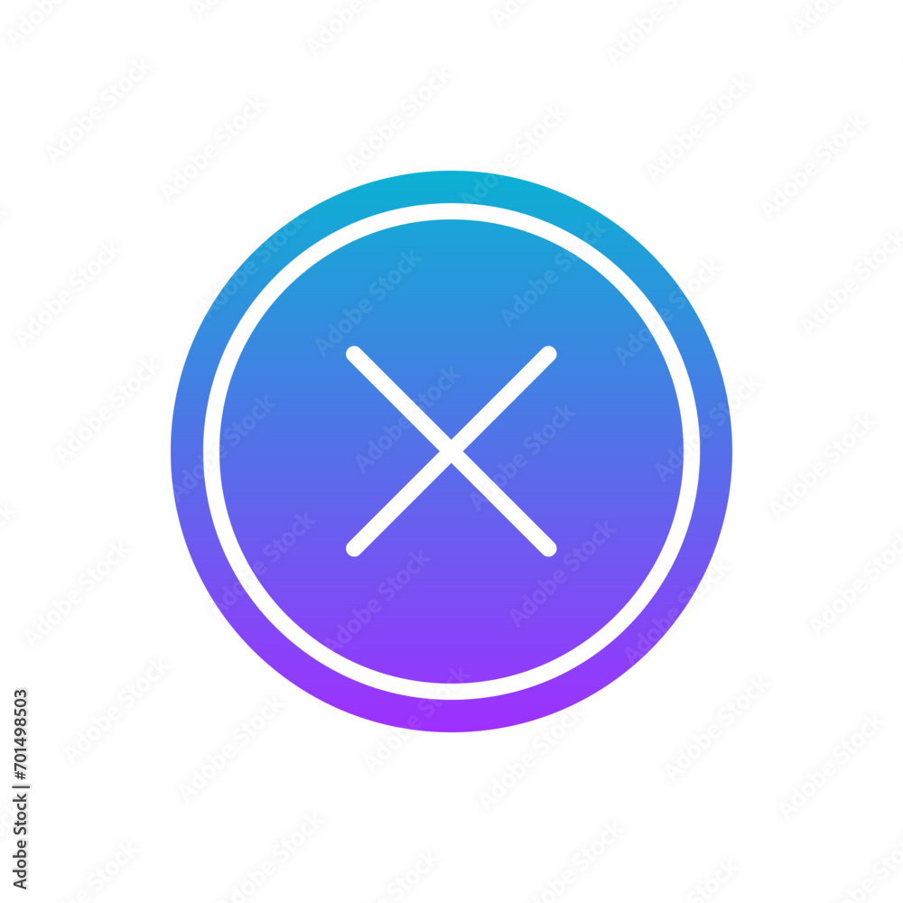 coloured and colorful blue white icon - Button closed search loupe coloured and colorful blue white icon - Button closed search loupe