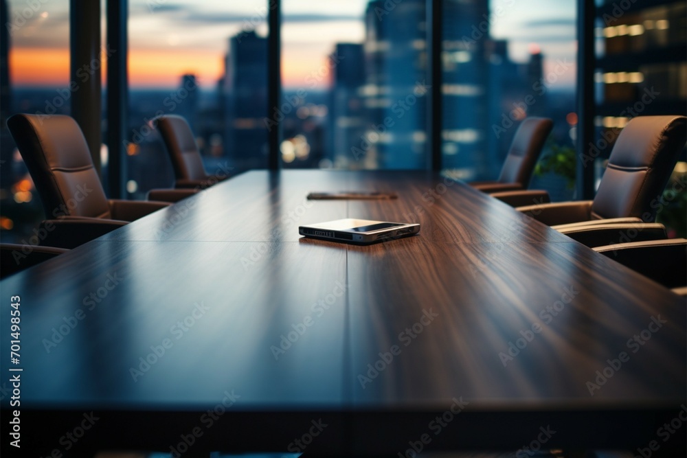 Boardroom transition Employee departure, manager in dynamic business negotiation - obrazy, fototapety, plakaty 
