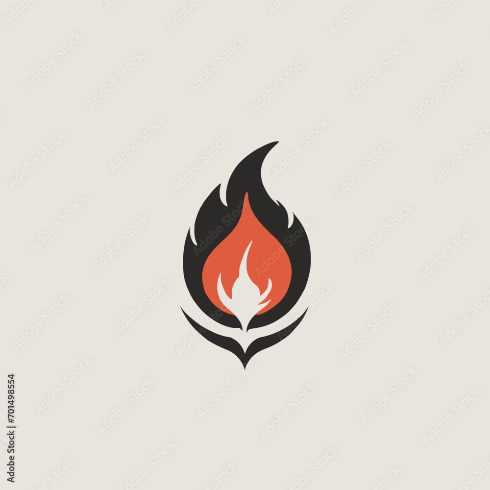 Flame Logo Design EPS format Very Cool 