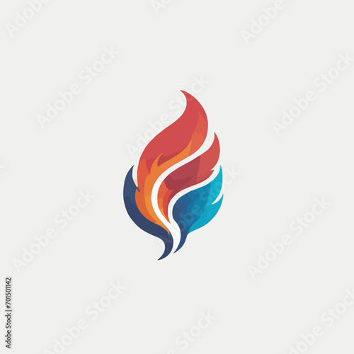 Flame Logo Design EPS format Very Cool 