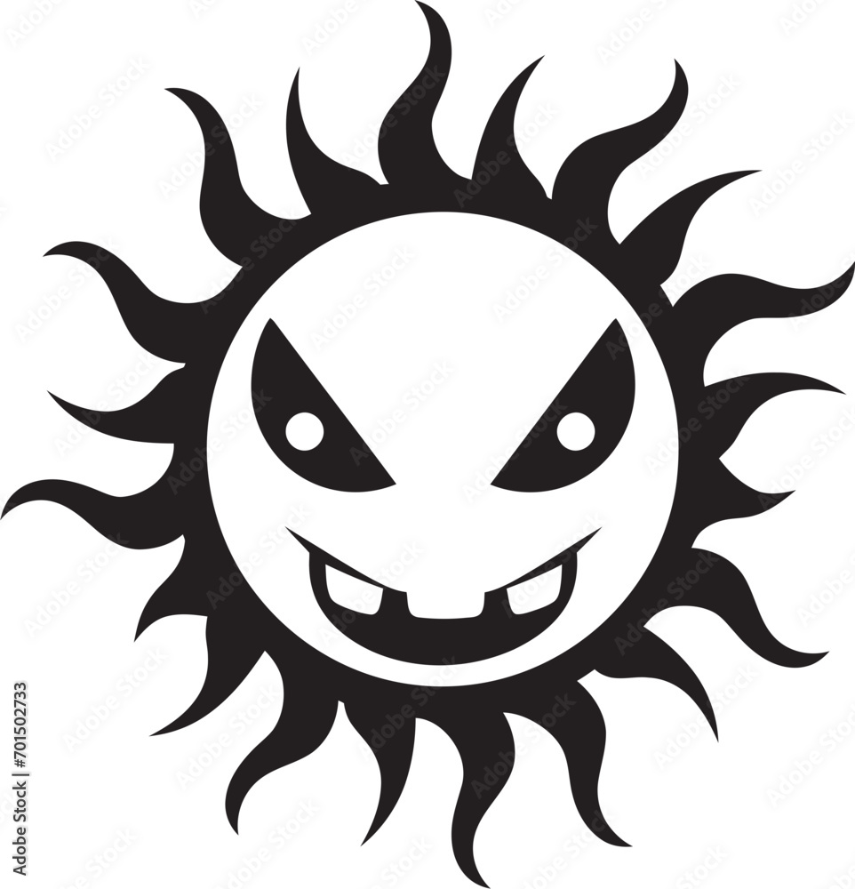 Eclipse of Wrath Black Sun’s Rage Infernal Solstice Angry Sun Icon