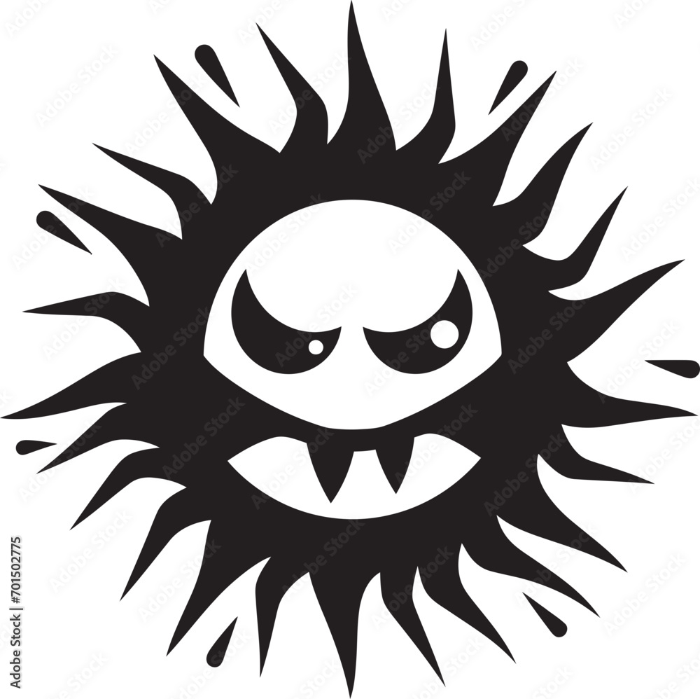 Fury Eclipse Angry Sun Emblem Eclipse of Fury Black Sun’s Wrath