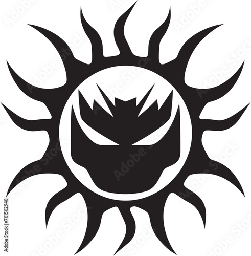 Apocalyptic Radiance Angry Sun’s Fury Wrathful Blaze Dark Suns Rage Icon