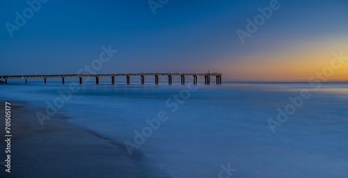 Blue hour at the pier