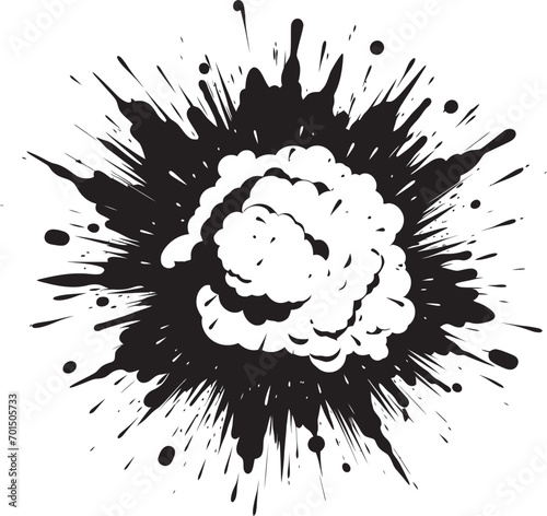 Kaboom Dynamics Cartoon Vector Explosion Blast o rama Black Explosive Icon