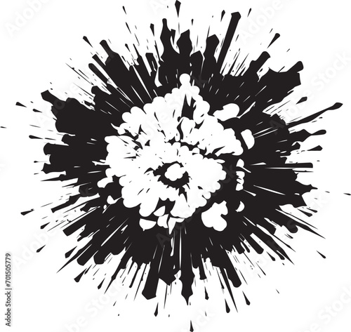 Kapow Spectrum Vector Explosion Design Whizbang Fury Black Explosive Emblem