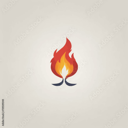 Flame Logo Design EPS format Very Cool 