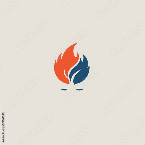 Flame Logo Design EPS format Very Cool 