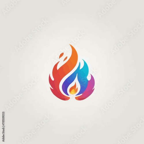 Flame Logo Design EPS format Very Cool 
