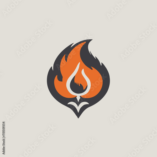 Flame Logo Design EPS format Very Cool 