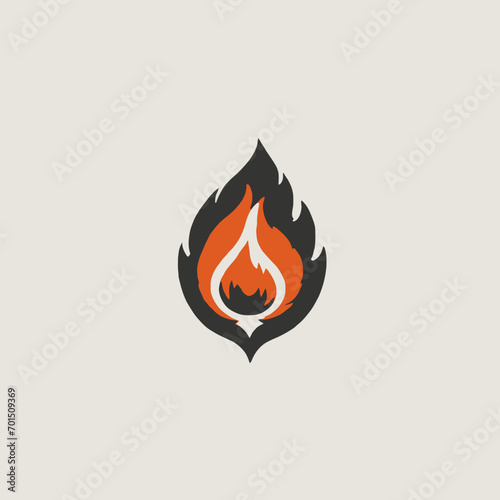 Flame Logo Design EPS format Very Cool 
