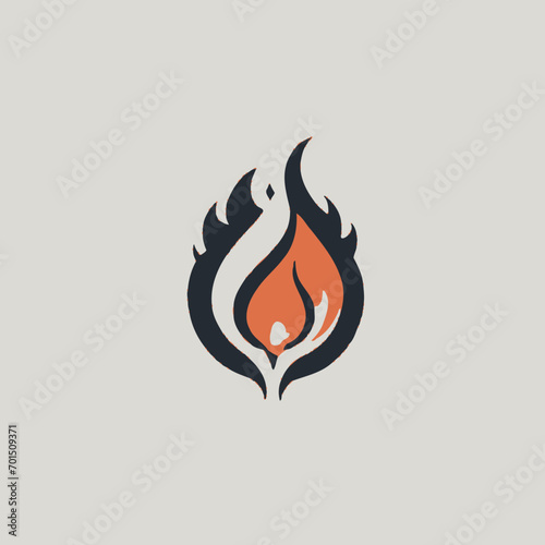 Flame Logo Design EPS format Very Cool 