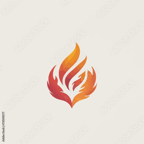 Flame Logo Design EPS format Very Cool 