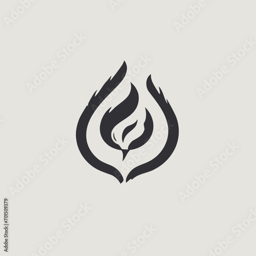 Flame Logo Design EPS format Very Cool 