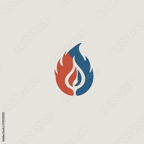 Flame Logo Design EPS format Very Cool 