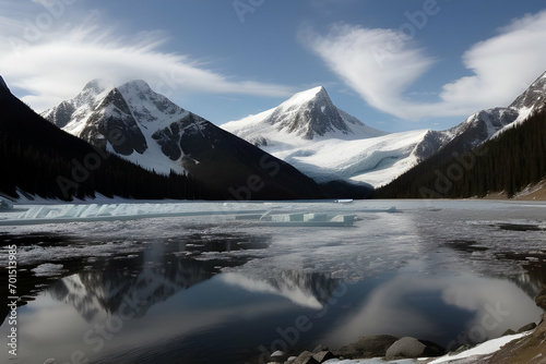 lake in winter