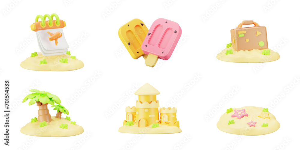 3d Summer Beach, Beach Ball, Beach Umbrella,Coconut Tree, Holiday Calendar, Lifebuoy,Popsicle,Sand Bucket,Sand Castle, Starfish, Summer Drinks, Travel Suitcase, Watermelon 3d Summer Beach, Beach Ball, Beach Umbrella,Coconut Tree, Holiday Calendar, Lifebuoy,Popsicle,Sand Bucket,Sand Castle, Starfish, Summer Drinks, Travel Suitcase, Watermelon