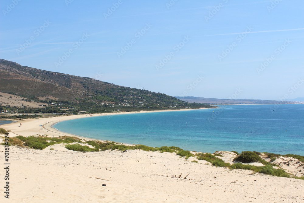 Tarifa beach in summer