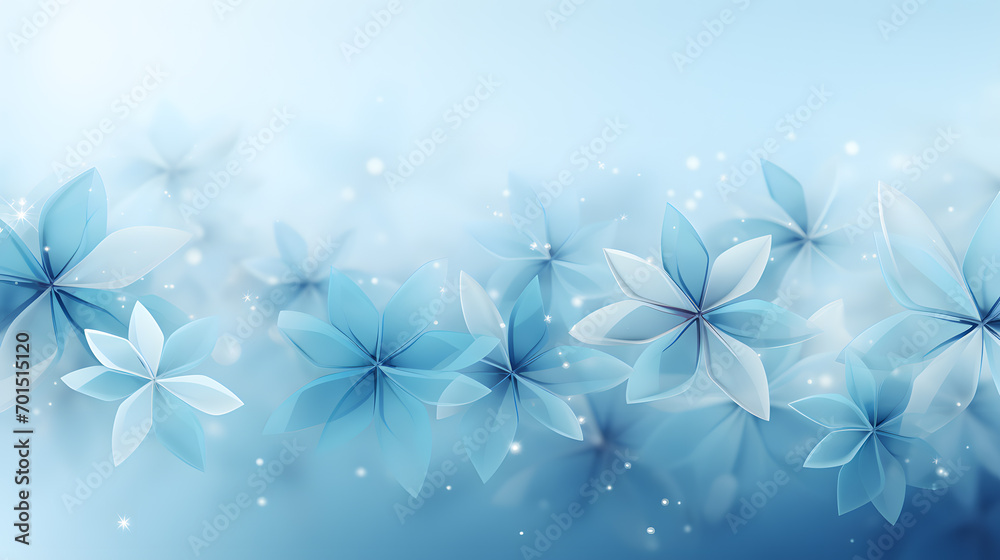 abstract blue winter background with snowflake pattern, greeting card banner with space for text or product presentation abstract blue winter background with snowflake pattern, greeting card banner with space for text or product presentation