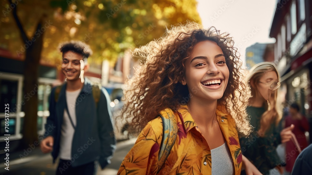 Group of Generation Z individuals Group of Generation Z individuals