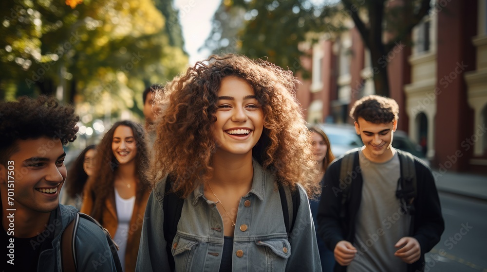 Group of Generation Z individuals Group of Generation Z individuals