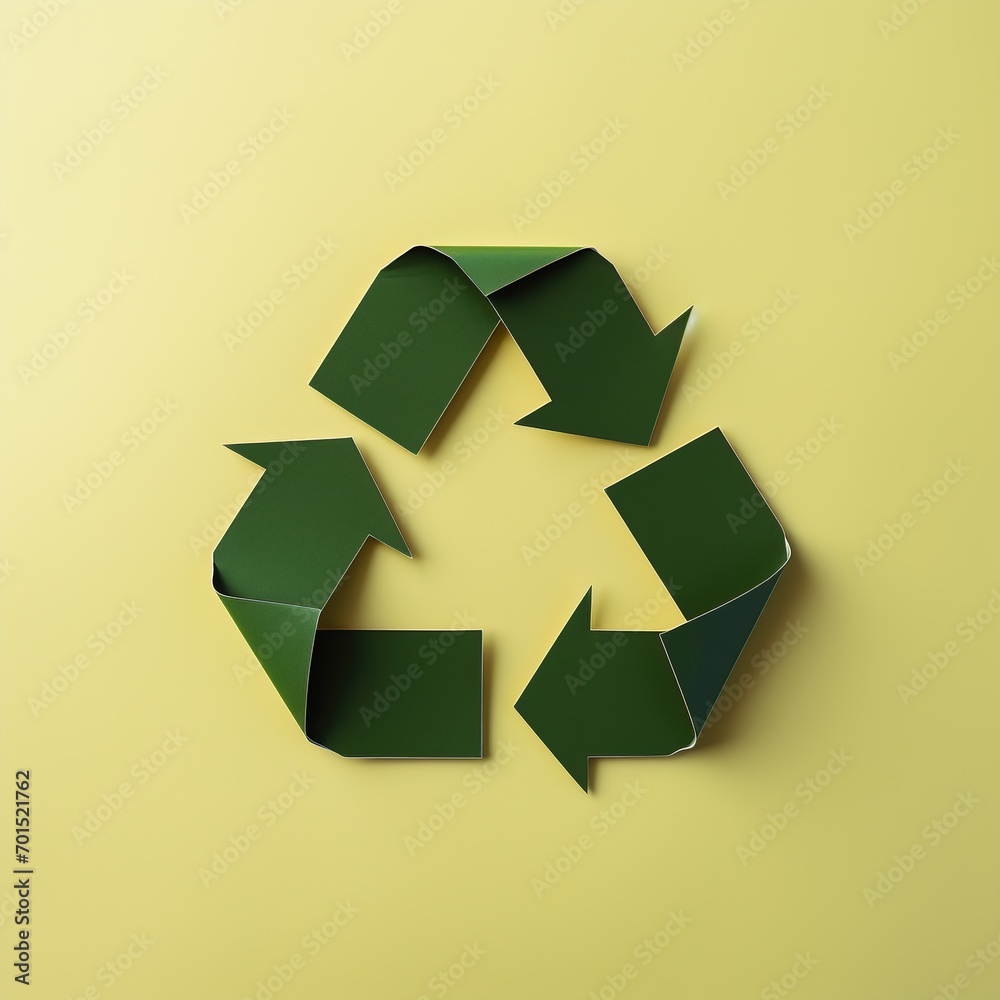 Recycling Symbol on Minimalist Background. Recycle, Environment, Green, Nature
Recycling Symbol on Minimalist Background. Recycle, Environment, Green, Nature