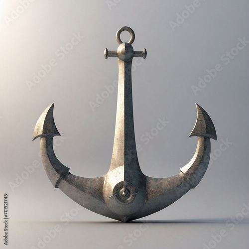 anchor isolated on white