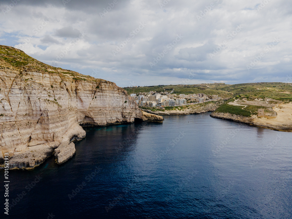 Malta. View from above of Xlendi Bay on the island of Gozo. Malta. View from above of Xlendi Bay on the island of Gozo.
