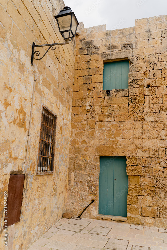 Malta. City of Victoria. Old castle. Malta. City of Victoria. Old castle.
