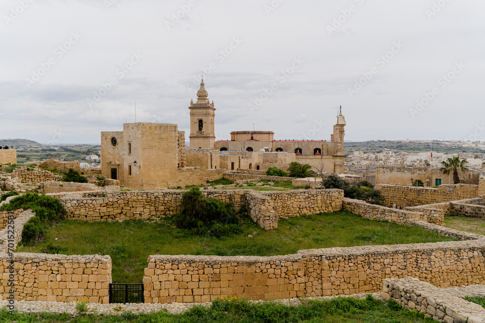 Malta. City of Victoria. Old castle.