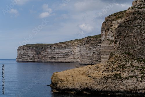 Malta. View from above of Xlendi Bay on the island of Gozo.
