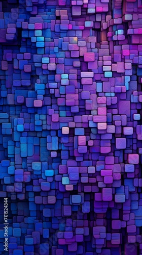 A stunning 3D mosaic of intricate colors blending together seamlessly  reconfigured in a 916 aspect ratio against a backdrop of royal purple shades.