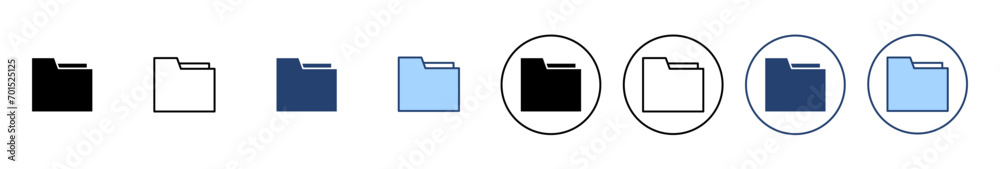 Folder icon vector. folder sign and symbol Folder icon vector. folder sign and symbol