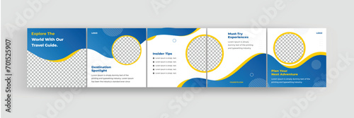 How to write a blog posts social media carousel, step by step guide to write instagram carousel design template