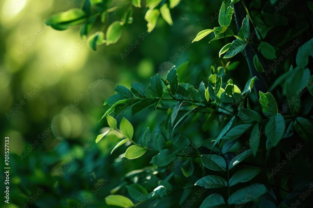 Green leaves made with Generative AI Technology Green leaves made with Generative AI Technology