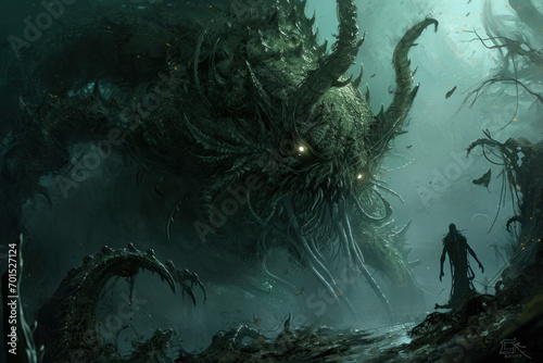 Eldritch Monster made with Generative AI Technology