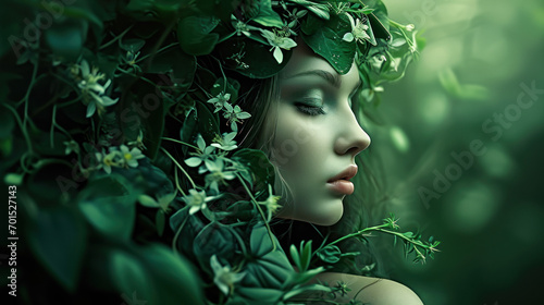 Mother Gaia made with Generative AI Technology