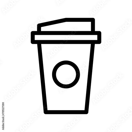 Coffee cup paper icon PNG