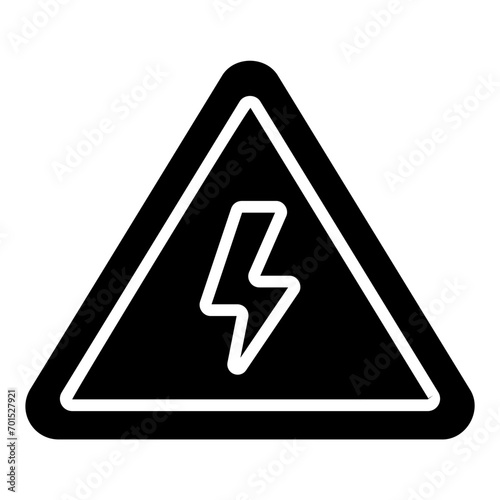 energy glyph icon