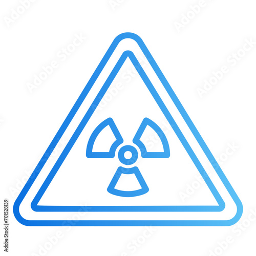 biohazard gradient icon