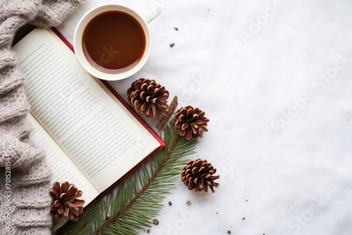 Cozy Winter Reading with Coffee