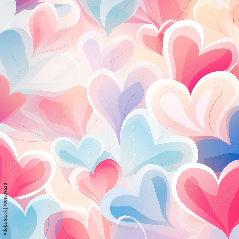 Abstract heart, vector, AI generated art Abstract heart, vector, AI generated art