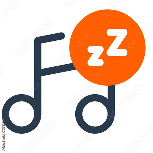 Soothing Lullaby Vector Icon Illustration for Gentle Slumber
